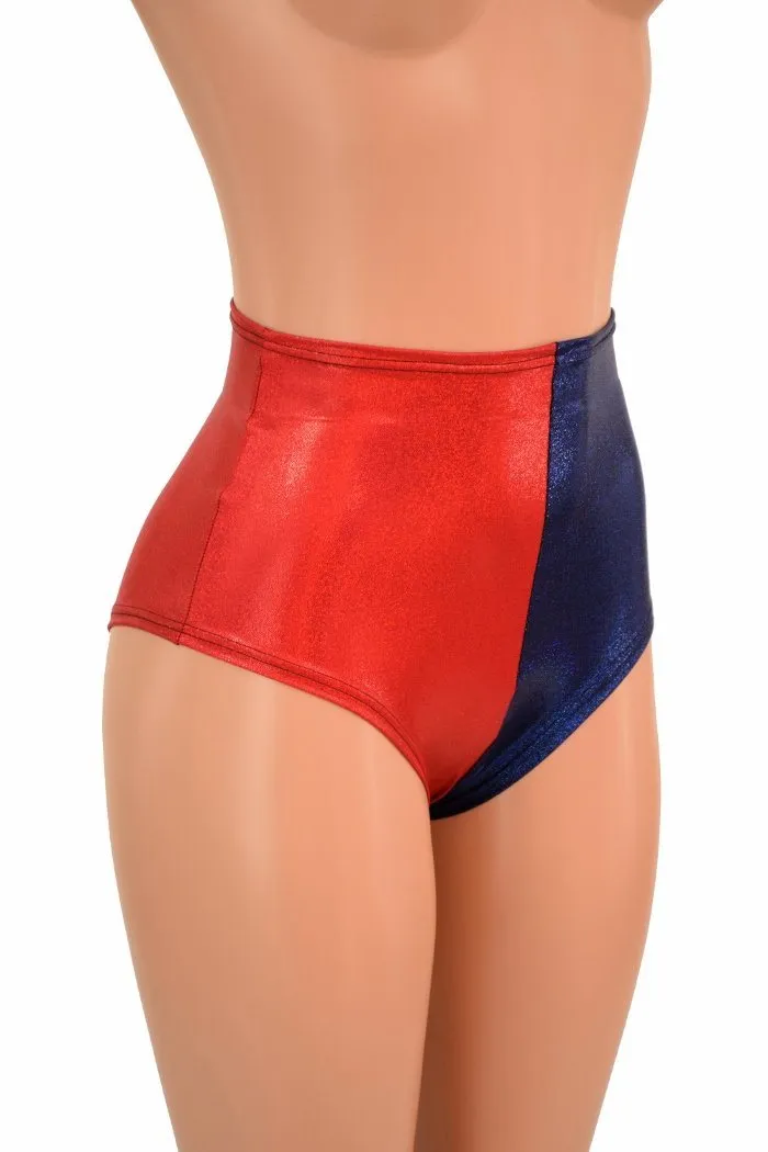 Harlequin High Waist "Siren" Hot Pants