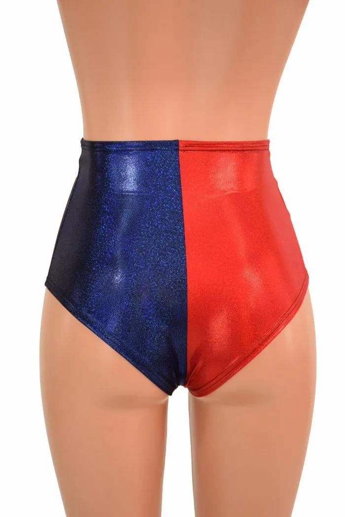 Harlequin High Waist "Siren" Hot Pants