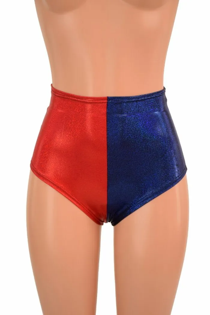 Harlequin High Waist "Siren" Hot Pants