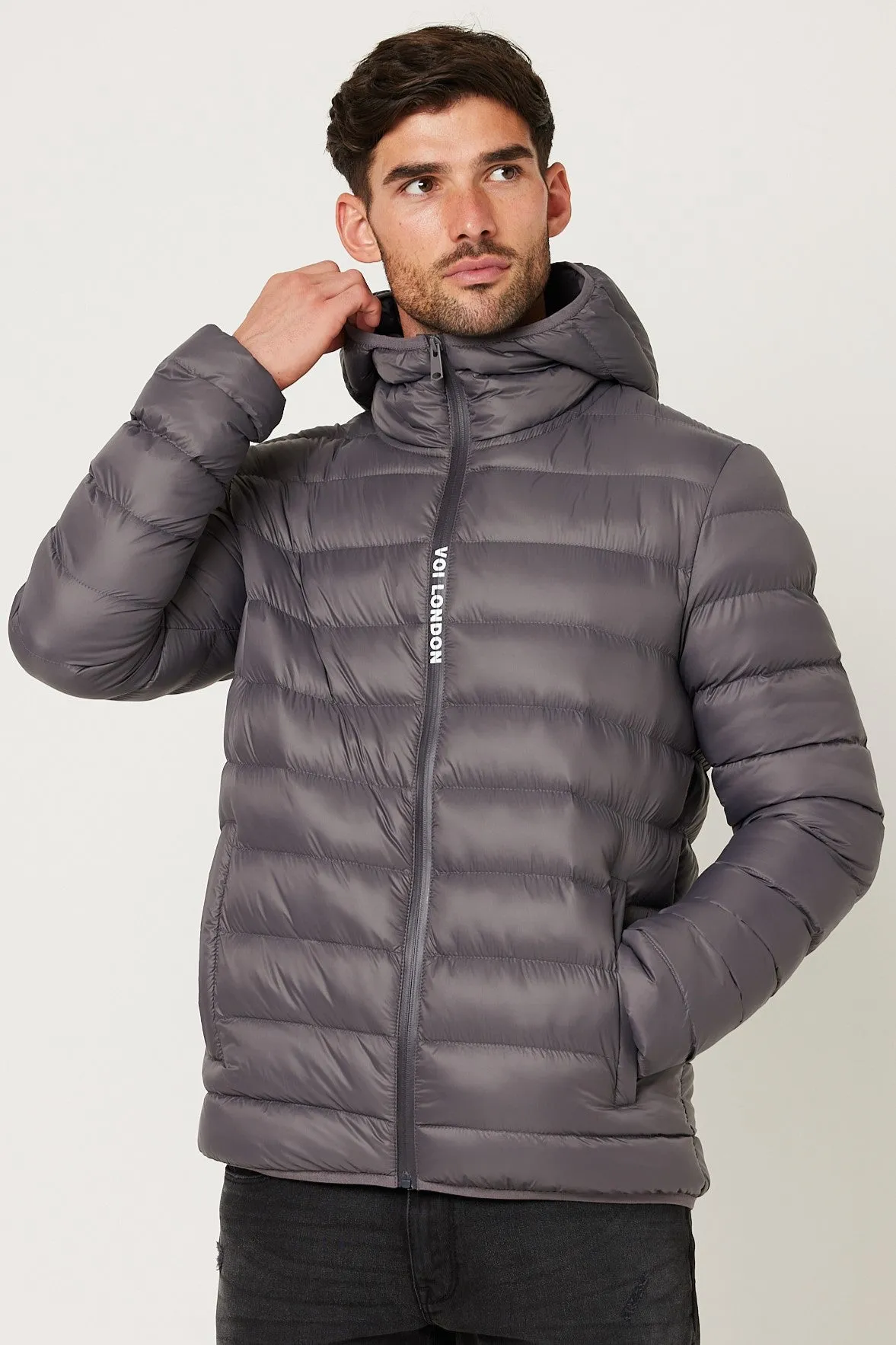 Holford Puffer Jacket - Grey