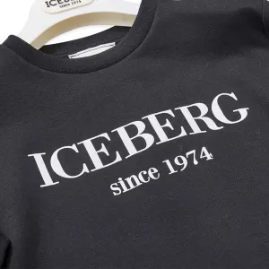 ICEBERG KIDS SWEATSHIRT (BLK) - IMFICE106JV2