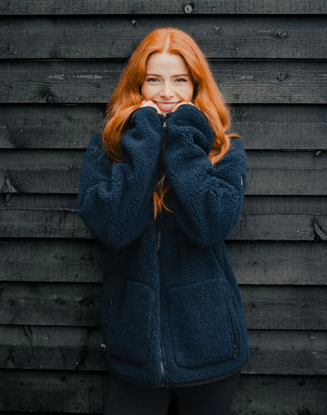 Industry Fleece Jacket in Navy