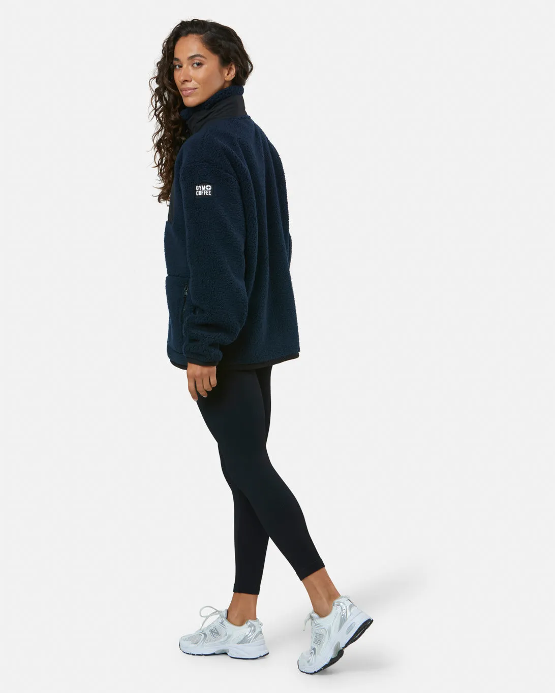 Industry Fleece Jacket in Navy