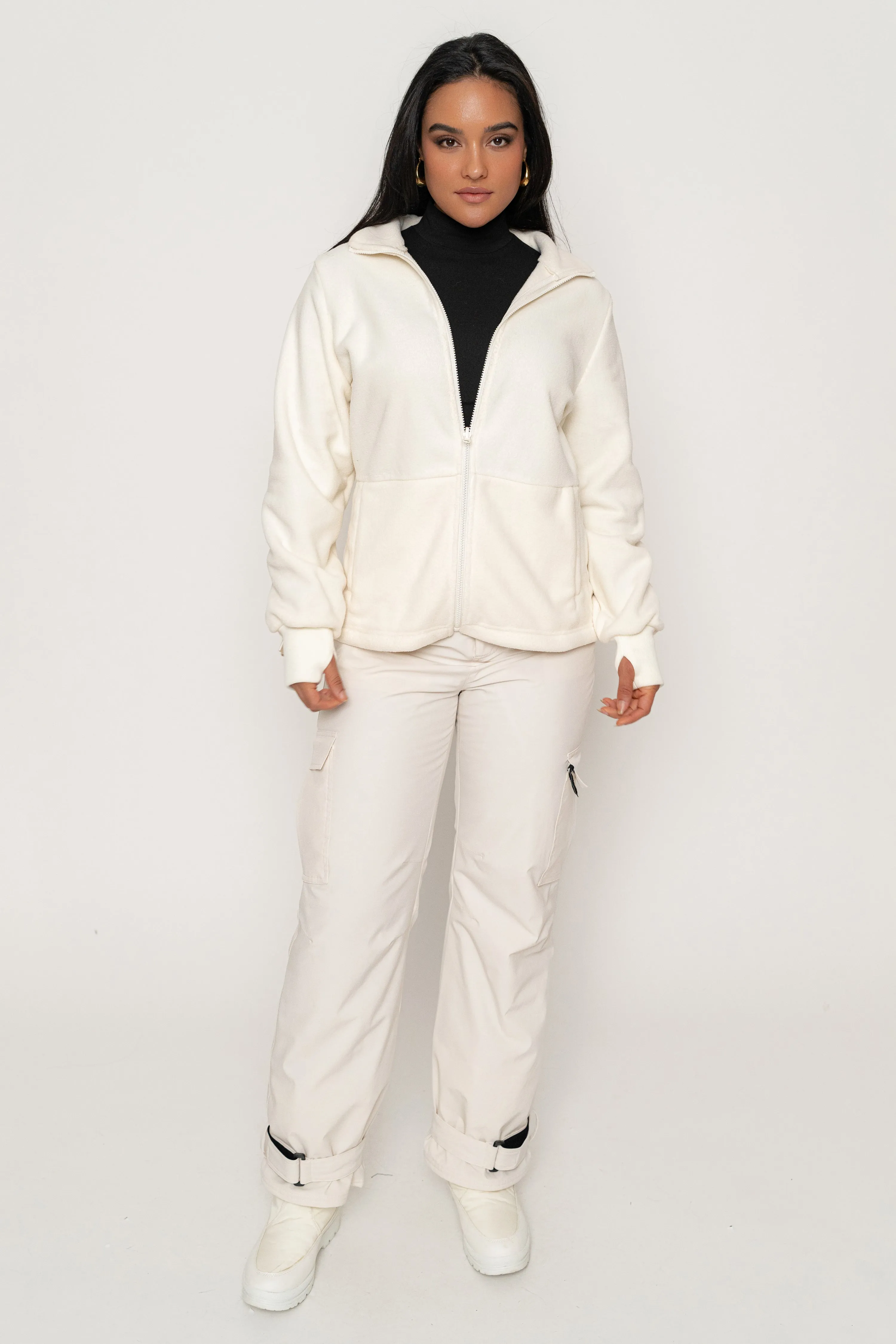 Ivory Polar Puffer Jacket