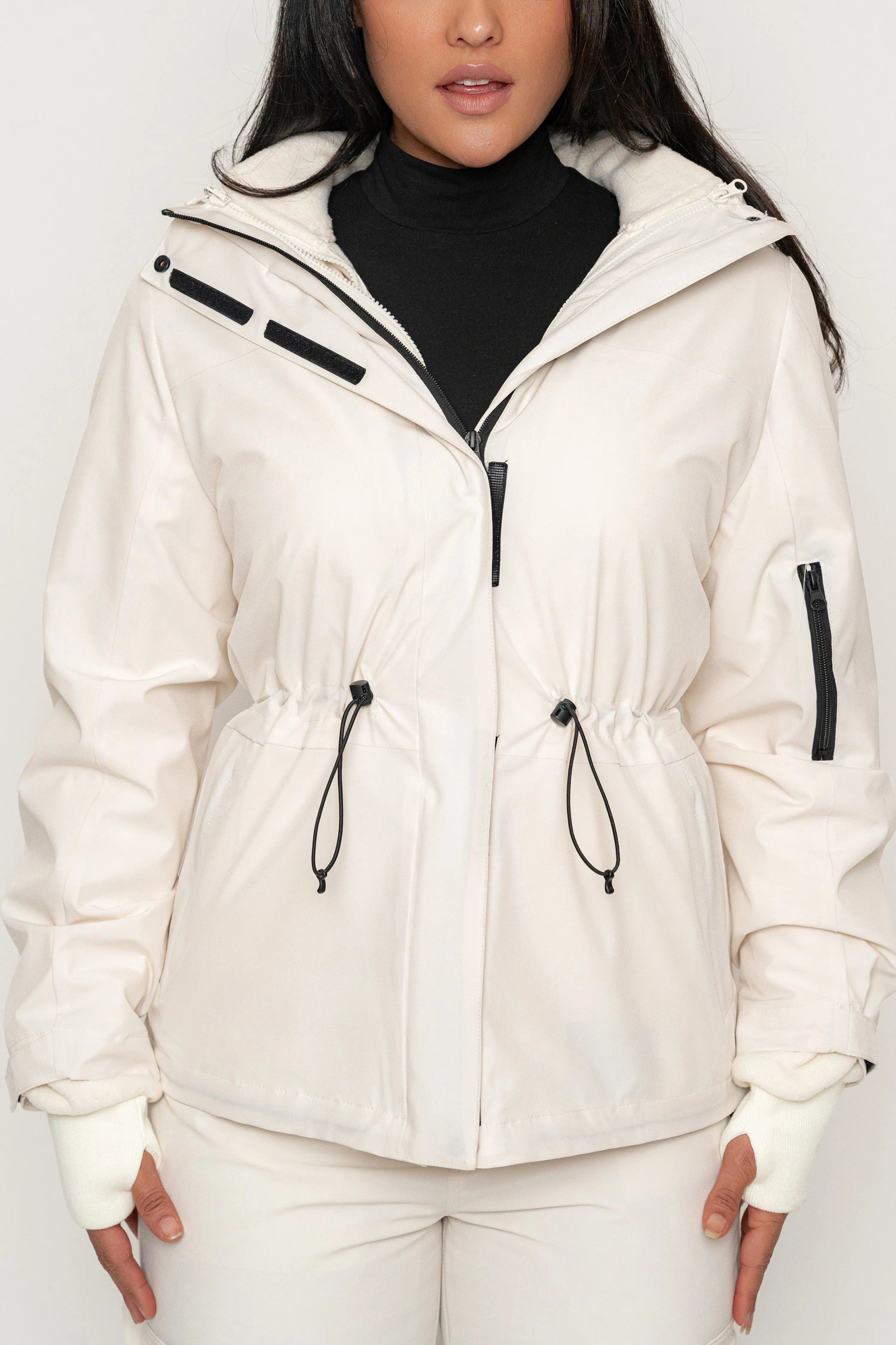 Ivory Polar Puffer Jacket