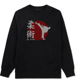 Jiu Jitsu Fighter Mens Crewneck Sweatshirt