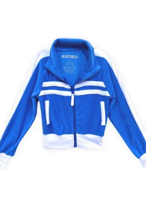 JUNIOR MARGOT TERRY CLOTH TRACK JACKET - FINAL SALE