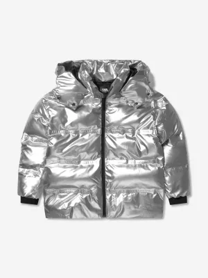 Karl Lagerfeld Girls Hooded Puffer Jacket