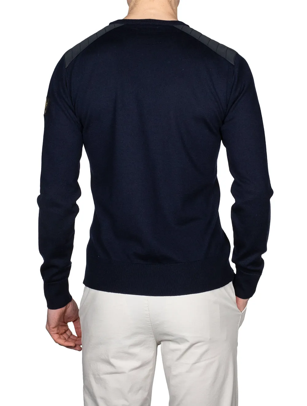 Kerrigan Crew Neck Washed Navy