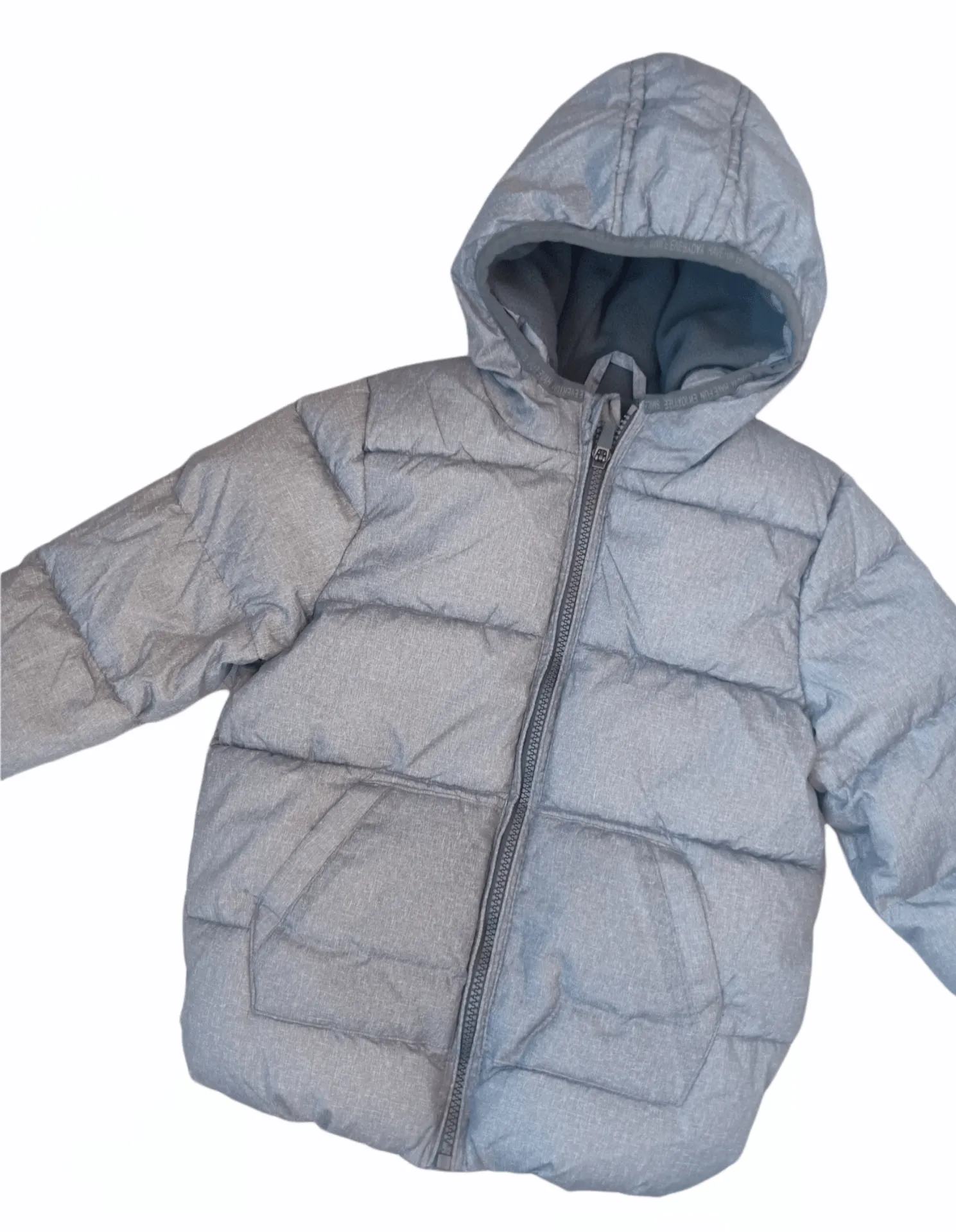 Kids Puffer Jacket - Sliver