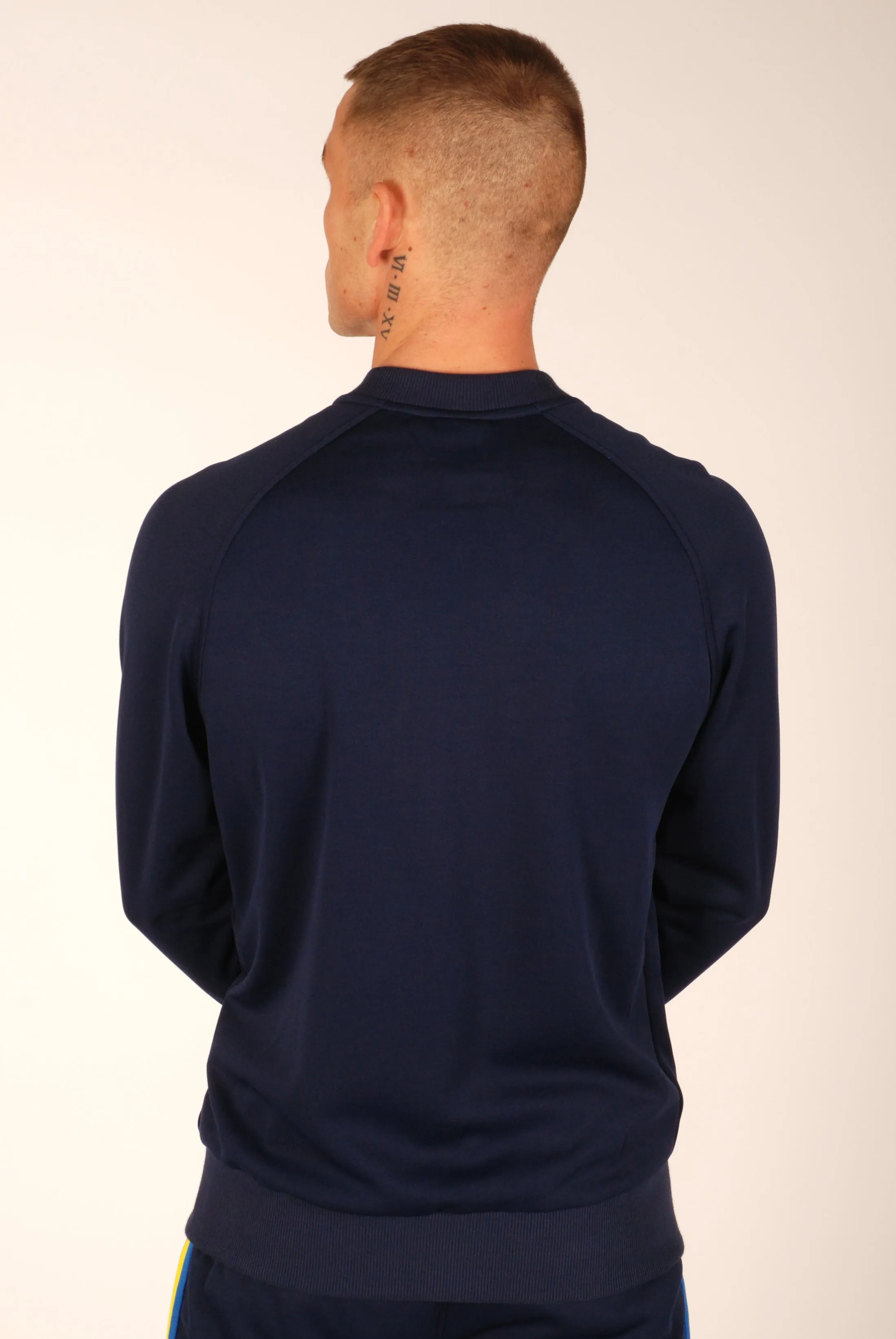 KRONK Olympic Full Zip Track Top Navy