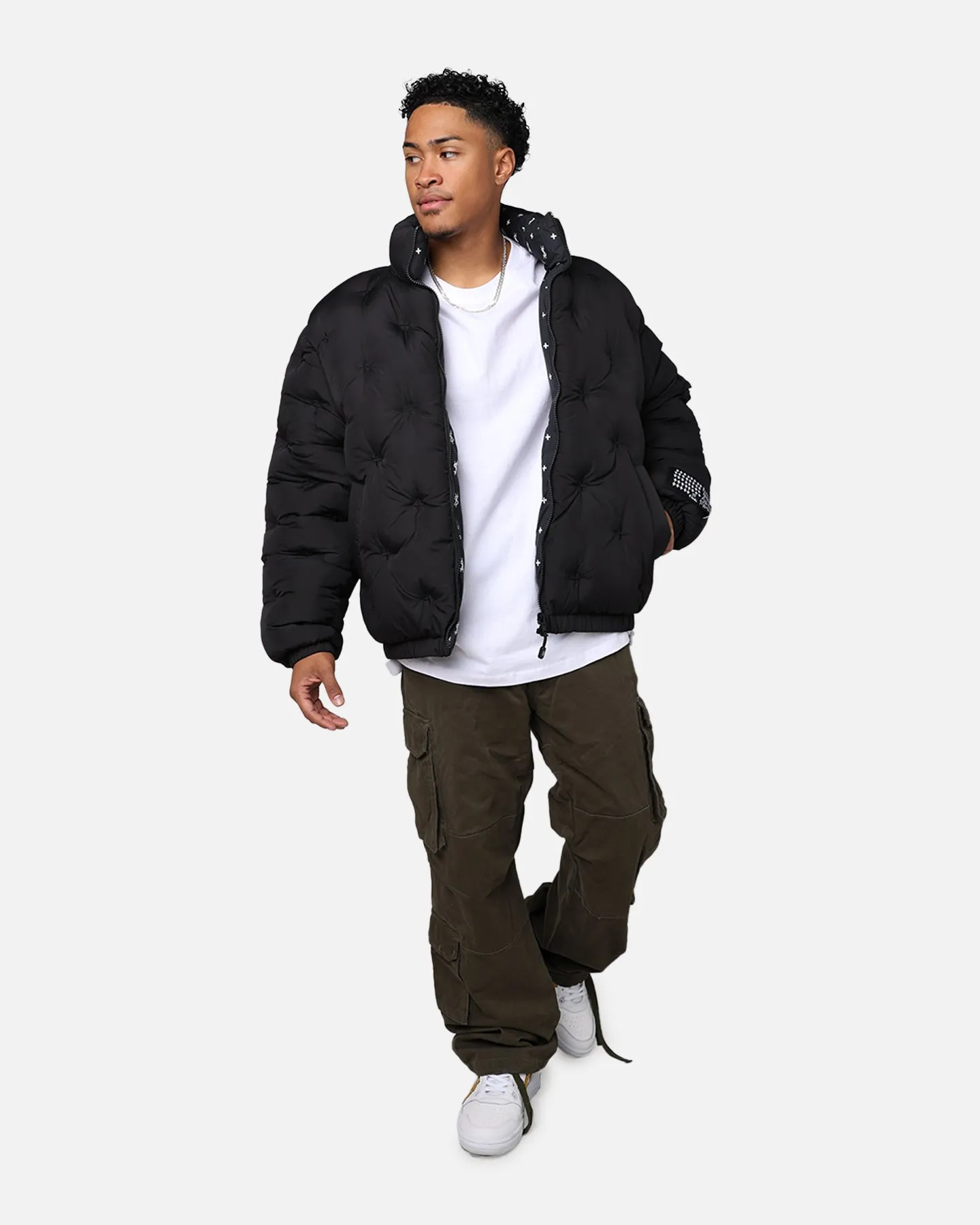 Ksubi Flight Puffer Jacket Black