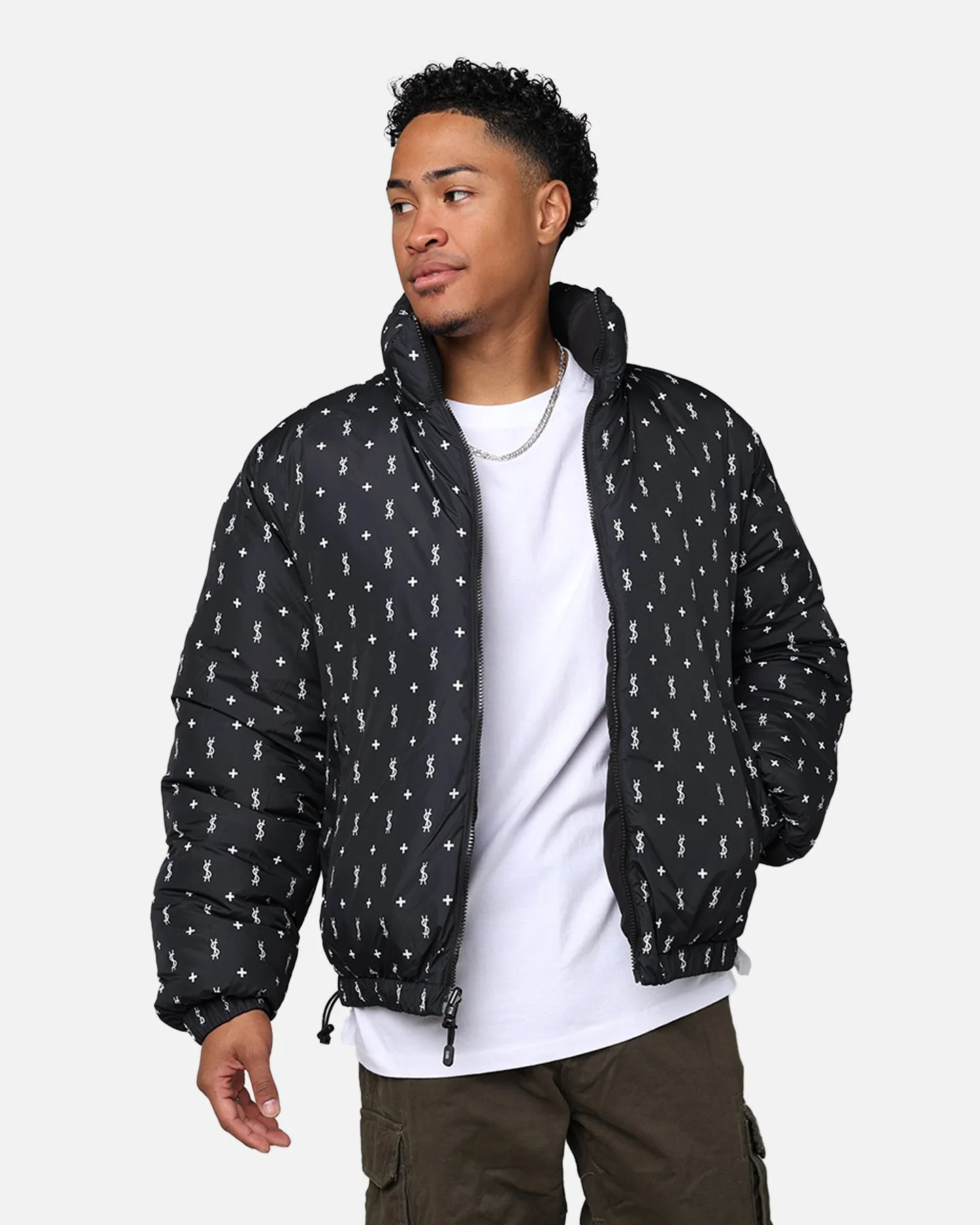 Ksubi Flight Puffer Jacket Black