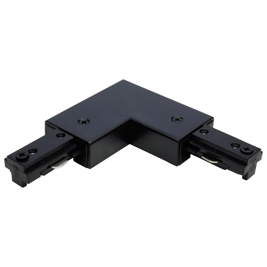 L CONNECTOR REV POLARITY BLACK