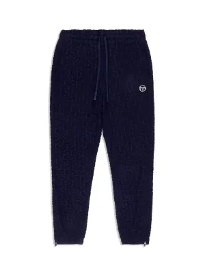 Livata Monogram Track Pant- Maritime Blue