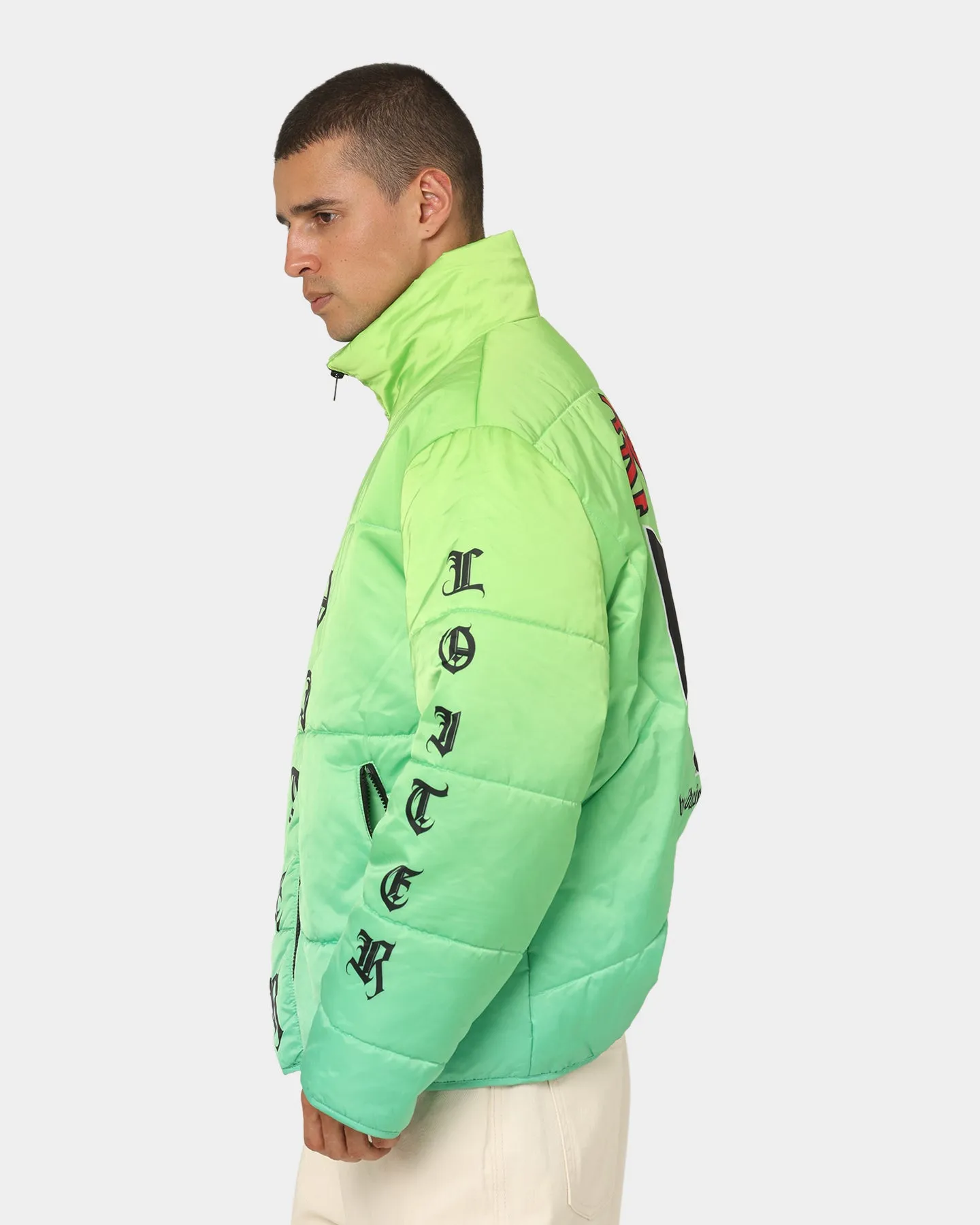 Loiter Eternal Puffer Jacket Neon Green