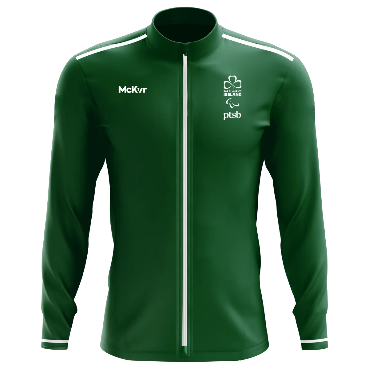 Mc Keever Paralympics Ireland Village Wear Track Jacket - Adult - Green