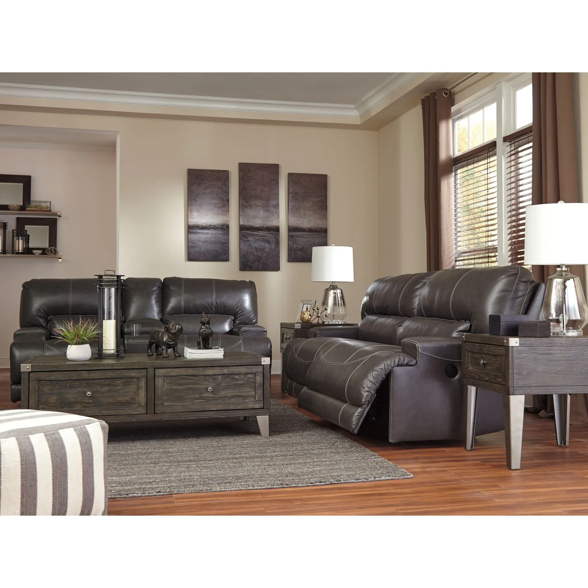 McCaskill Reclining Loveseat with Console