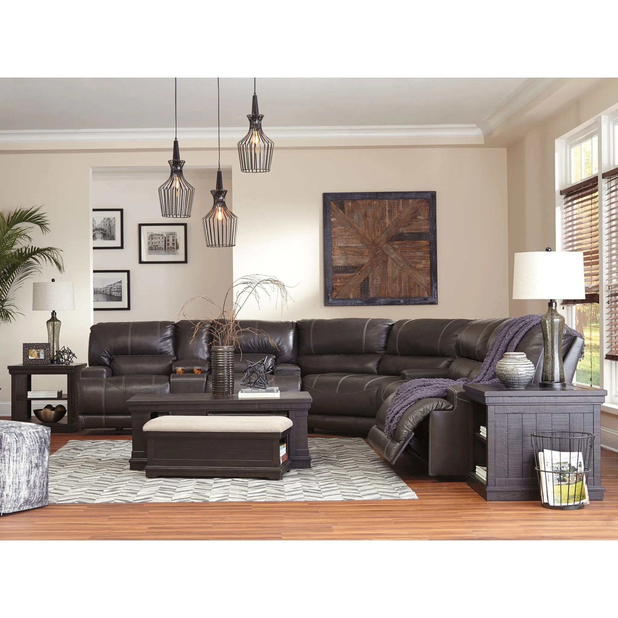 McCaskill Reclining Loveseat with Console