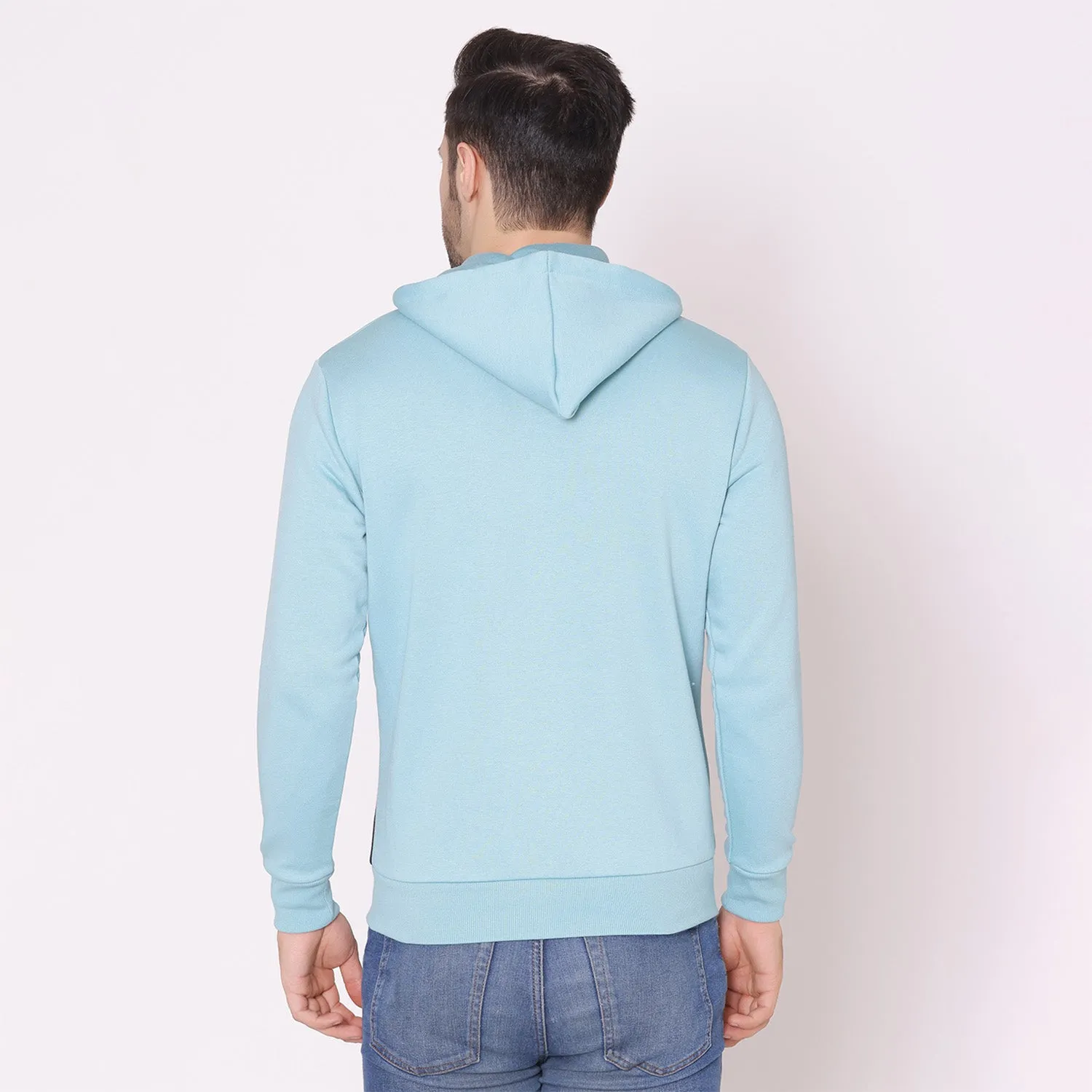 Men's Hoodie Jacket - Sky Blue