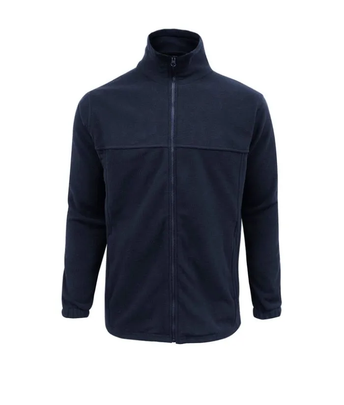 Mens Plain Essential Micro Fleece Jacket