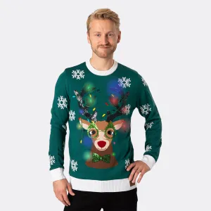 Men's Rudolf Christmas Jumper