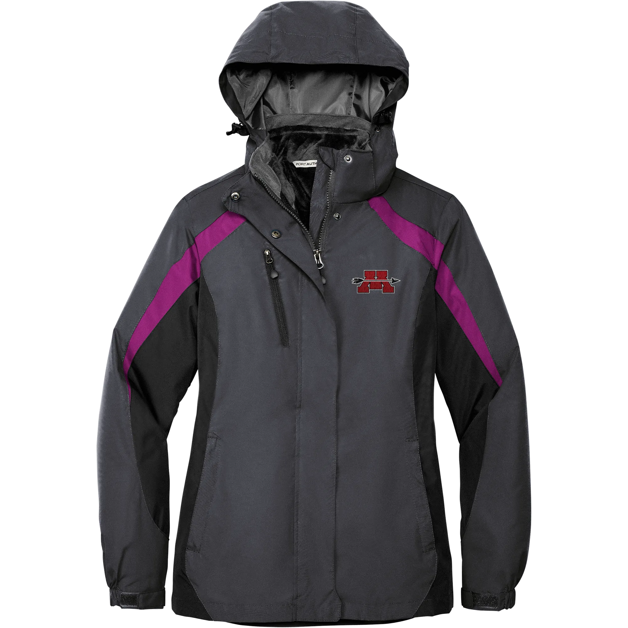 Mercer Arrows Ladies Colorblock 3-in-1 Jacket