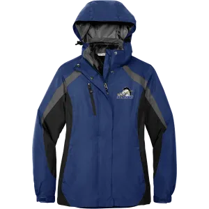 Mid-State Mustangs Ladies Colorblock 3-in-1 Jacket