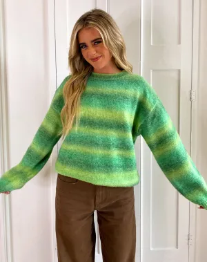 MOTEL X OLIVIA NEILL Oversized Ammaria Jumper in Green