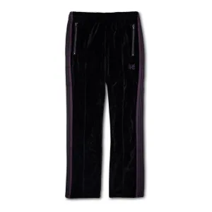 Needles Velour Narrow Track Pants Black