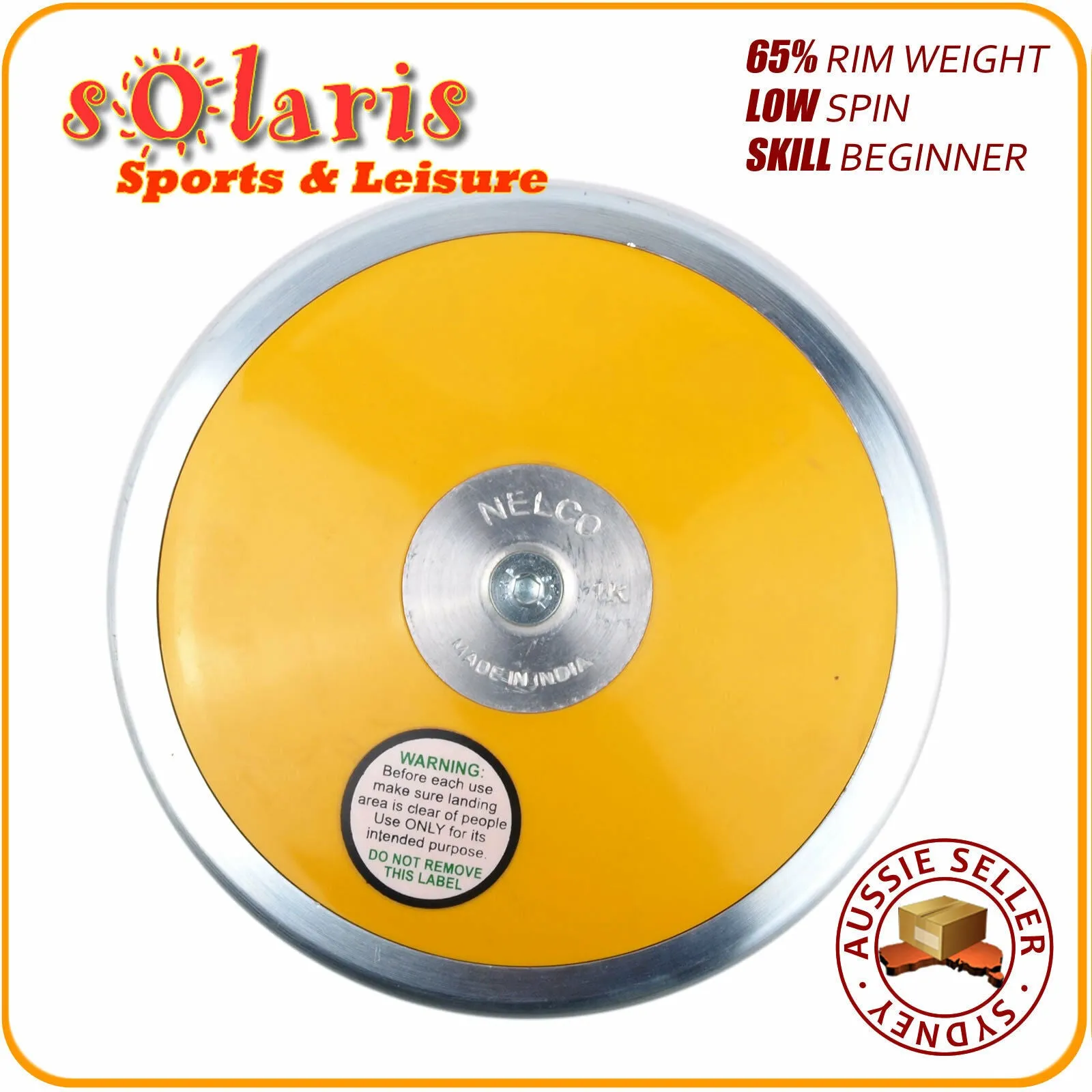 NELCO INDIANO Low Spin Discus 65% Rim Weight