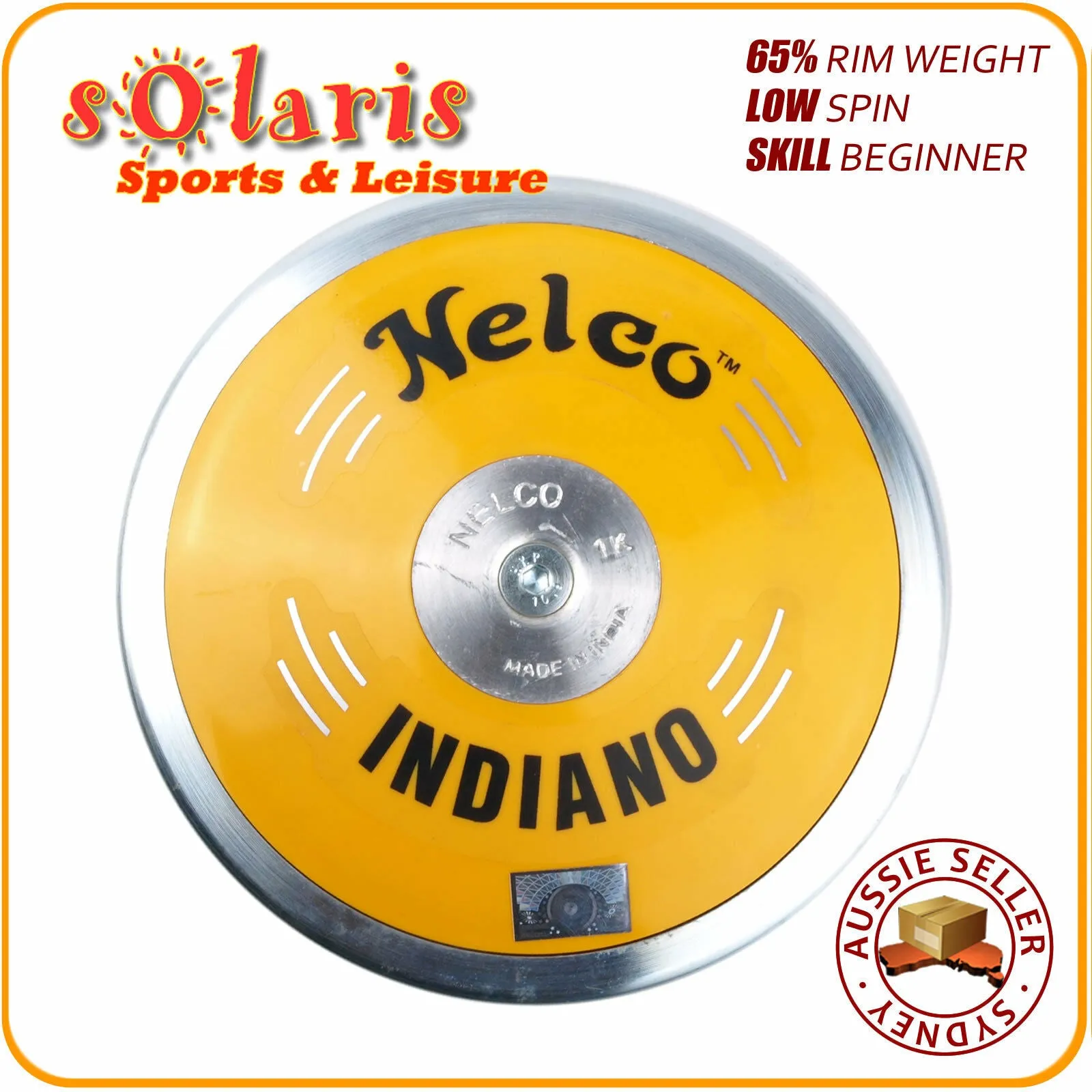 NELCO INDIANO Low Spin Discus 65% Rim Weight