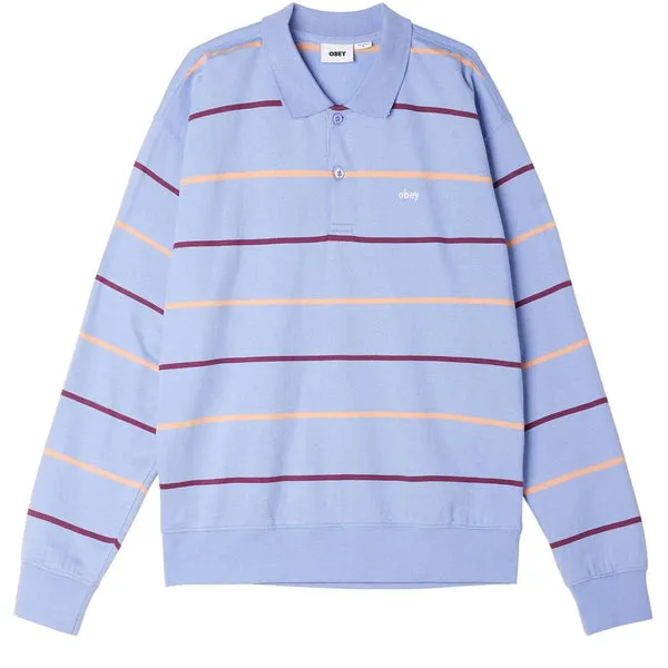 Obey Complete Polo Sweatshirt - Digital Violet