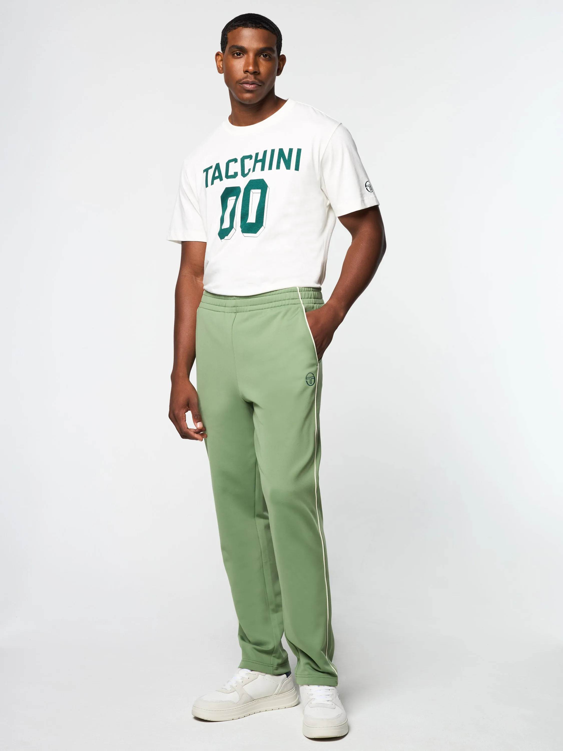 Olmi Track Pant- Hedge Green