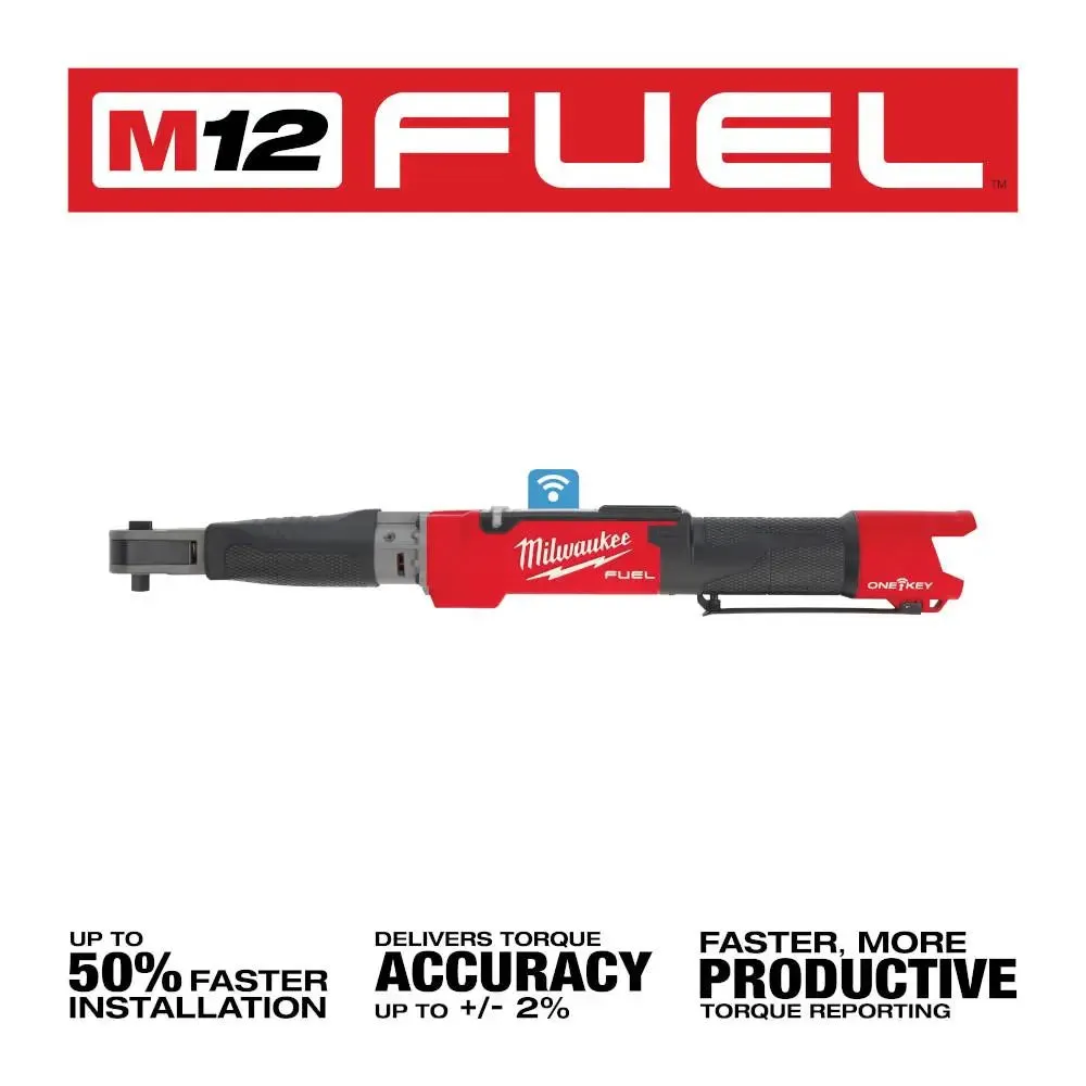 Open Box -  Milwaukee M12 FUEL One-Key 12-Volt Lithium-Ion Brushless Cordless 3/8 in. Digital Torque Wrench (Too