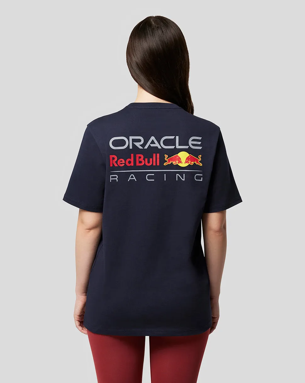 Oracle Red Bull Racing Unisex Core T-Shirt Full Colour Logo -  Night Sky