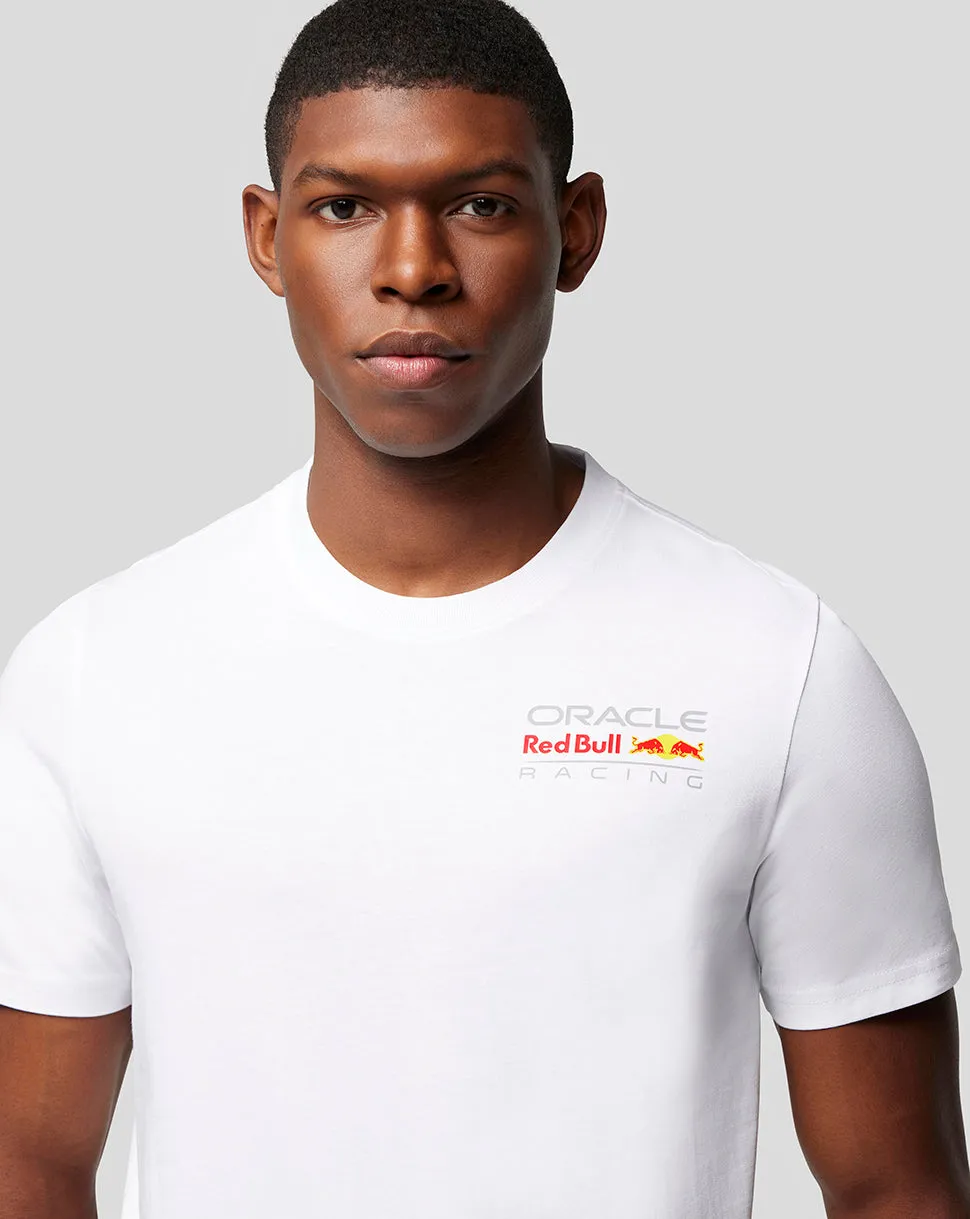 Oracle Red Bull Racing Unisex Core T-Shirt Full Colour Logo - White