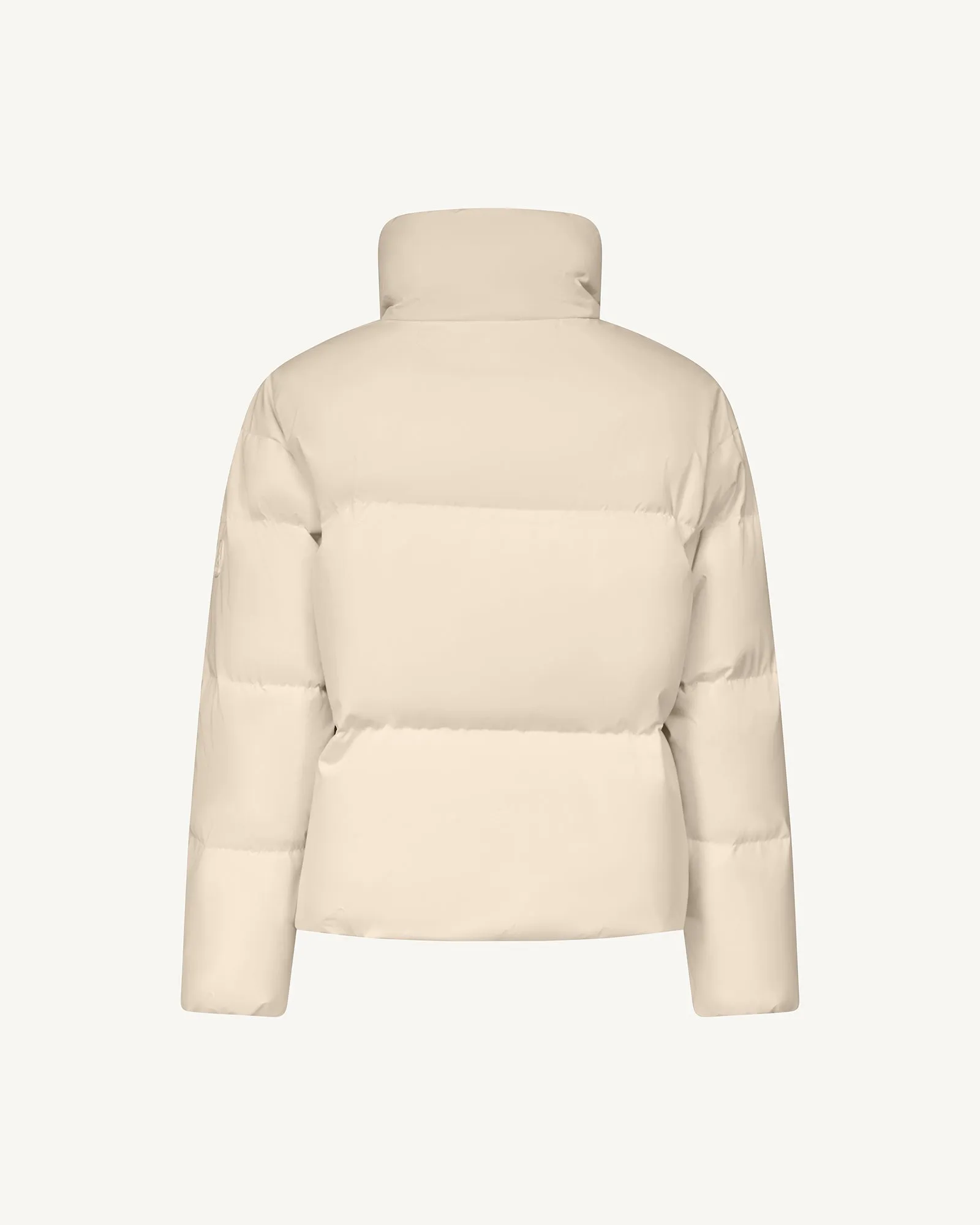 Ozaka cropped puffer-style down jacket Ivory