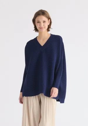 Paisie V-Neck Ribbed Jumper