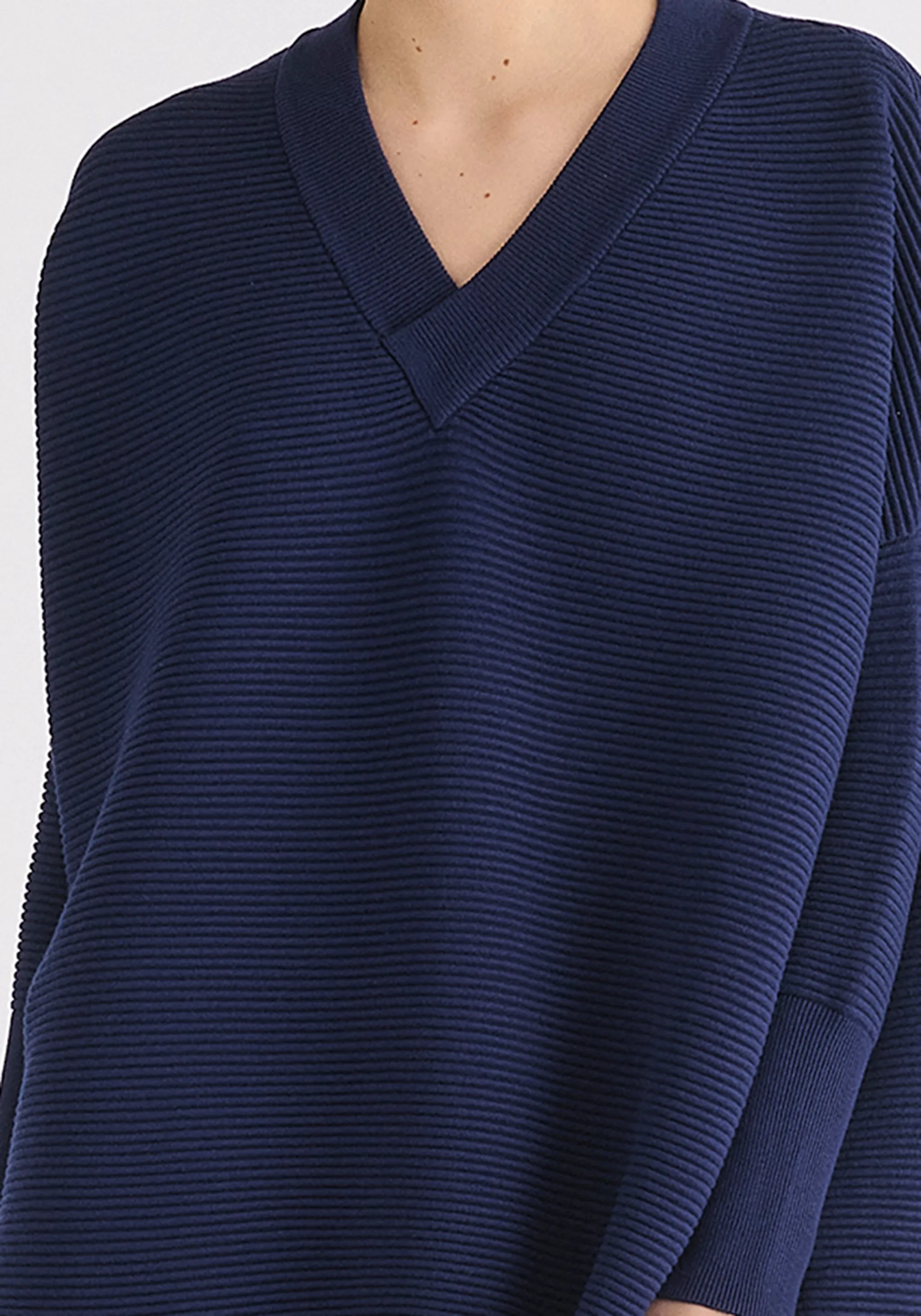 Paisie V-Neck Ribbed Jumper