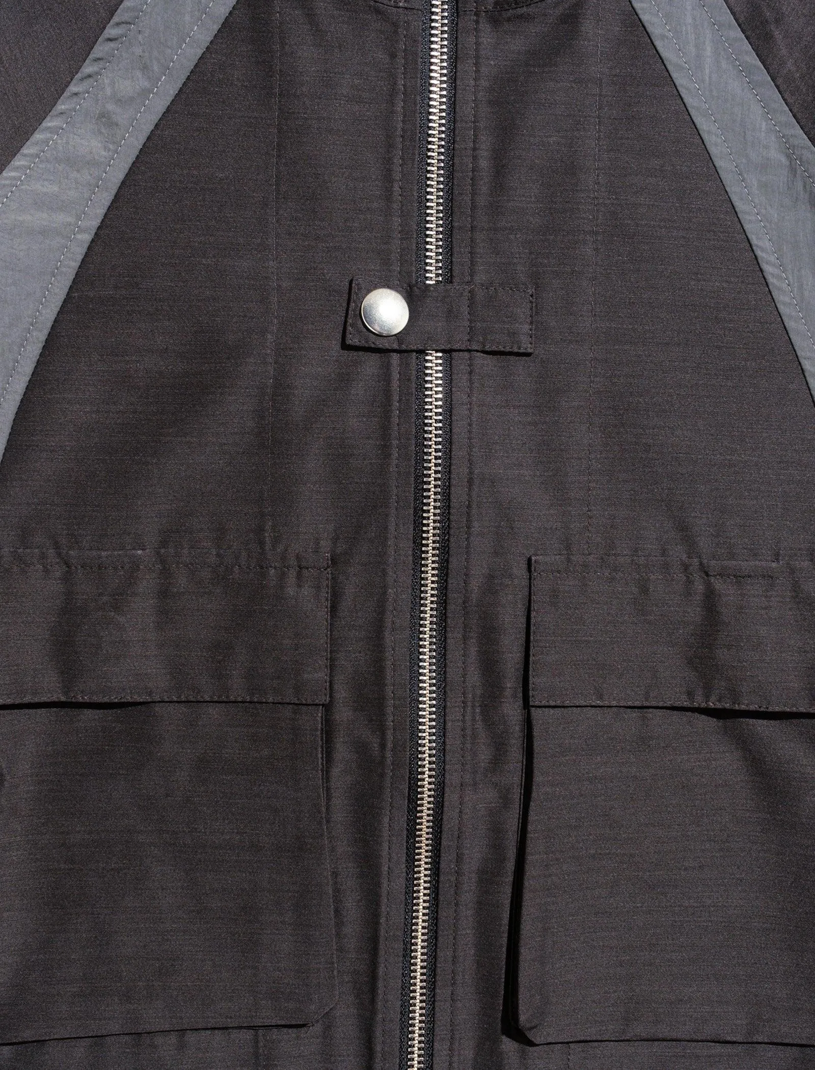 PANELLED TRACK TOP