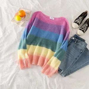 Pastel Gradient Sweatshirt 🍭