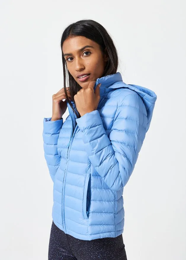 Periwinkle Duck Down Puffer Jacket