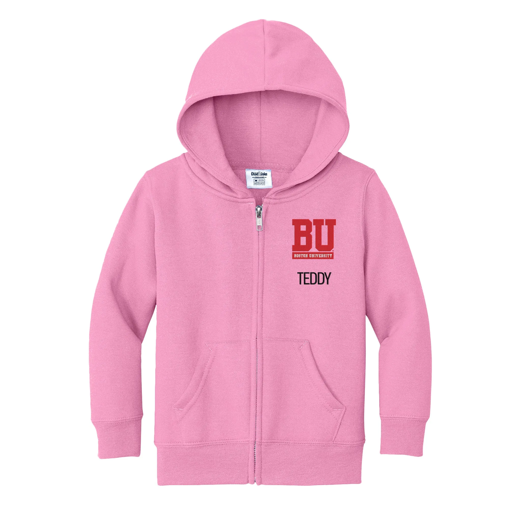 Personalized Boston University Terriers Toddler Full-Zip Sweatshirt