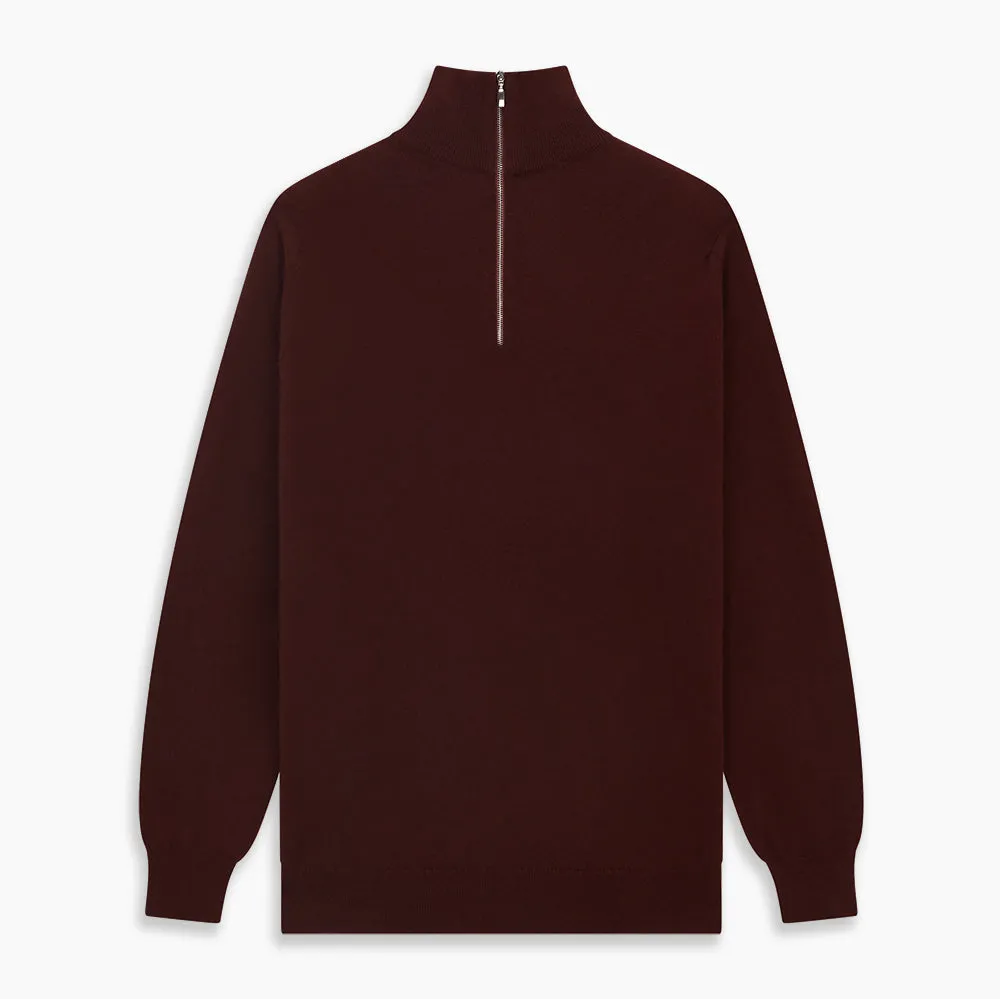 Port Cashmere Half-Zip Jumper