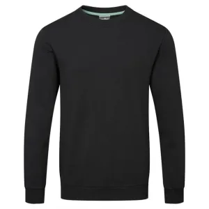 Portwest Black Organic Cotton Recyclable Sweatshirt Size S - BA180-S