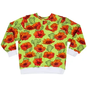 Prickly Pear Sweatshirt With Collar - 1 Left Size 9-11 years