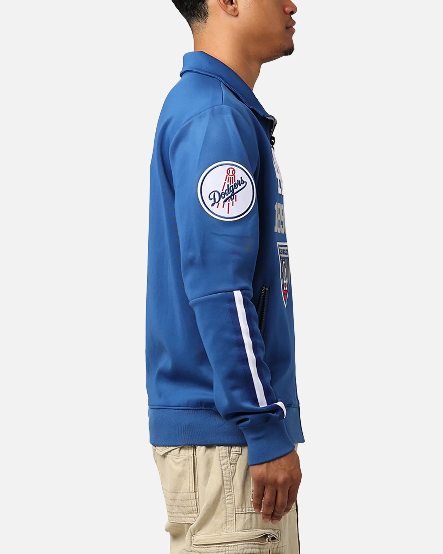 Pro Standard Los Angeles Dodgers Fast Lane Track Jacket Dodger Blue