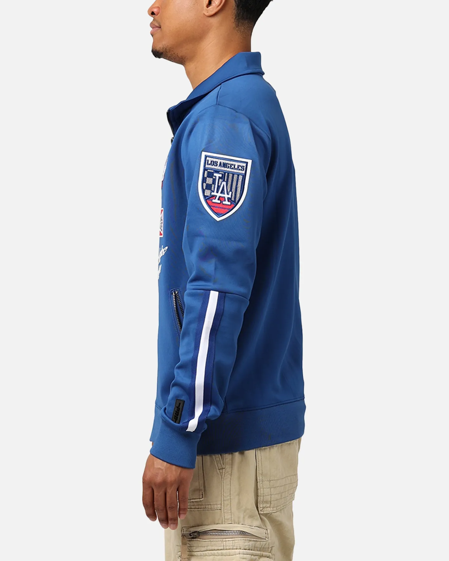 Pro Standard Los Angeles Dodgers Fast Lane Track Jacket Dodger Blue