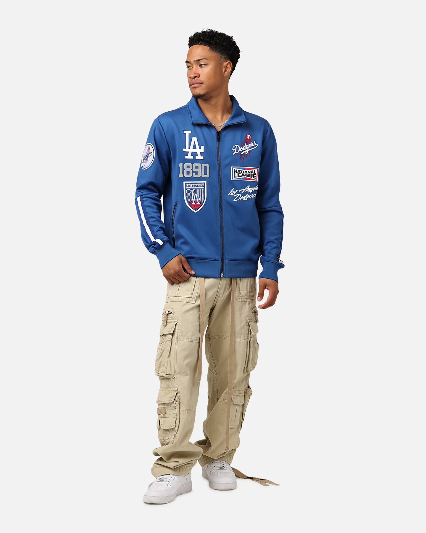 Pro Standard Los Angeles Dodgers Fast Lane Track Jacket Dodger Blue